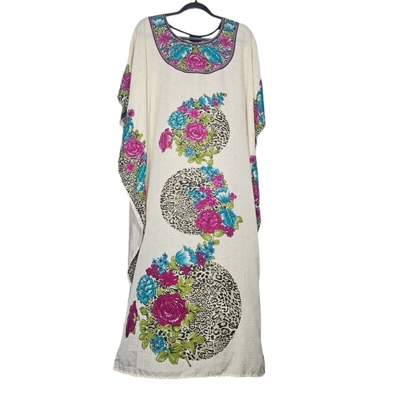 Good Times Beaded Floral Caftan - Picture 1 of 4